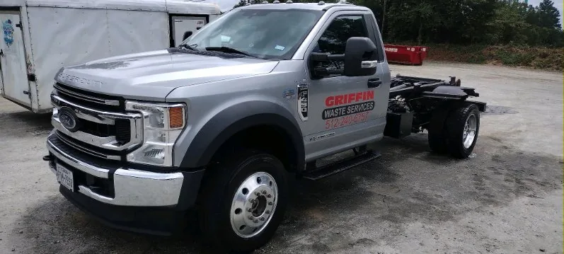 Griffin Waste Services Ford F-550 detailed by Grindtime