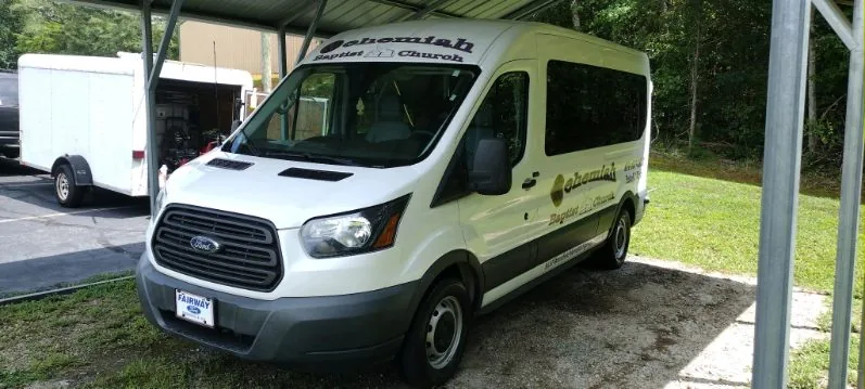 Nehemiah Baptist Church passenger van detailed by Grindtime